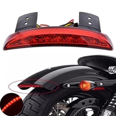 Motorcycle LED Turn Signal Tail Lights Red For Honda Shadow Spirit VT 1100 750 - Image 1 of 4