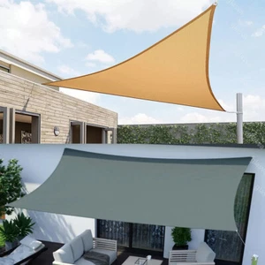 Sonnensegel 180 g/m² Windschutz Sonnenschutz Garten Terrasse UV-Schutz HDPE# - Bild 1 von 18