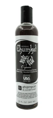 Herbal Chumket 有机 2 合 1 洗发水和护发素 (12 液量盎司/360 毫升)*全新 — 第 1/3 张图片