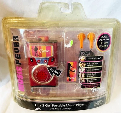 Reproductor de música portátil Mattel Barbie Hits 2 Go 2005 nuevo sellado en paquete retro Y2K Foto 1 de 4