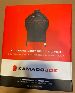 Kamado Joe Classic Grillabdeckung - Neu im Karton!! Schwarz (KJ-GC23BWFS) - Bild 1 von 3