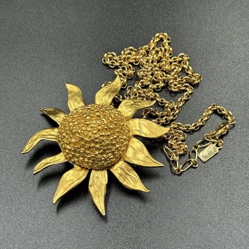 SAINT LAURENT (YSL) Collana YVES SAINT LAURENT spilla girasole