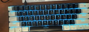 V900 Mechanical Keyboard 61- Gaming Keyboard High-quality H3T4 for parts - Picture 1 of 2