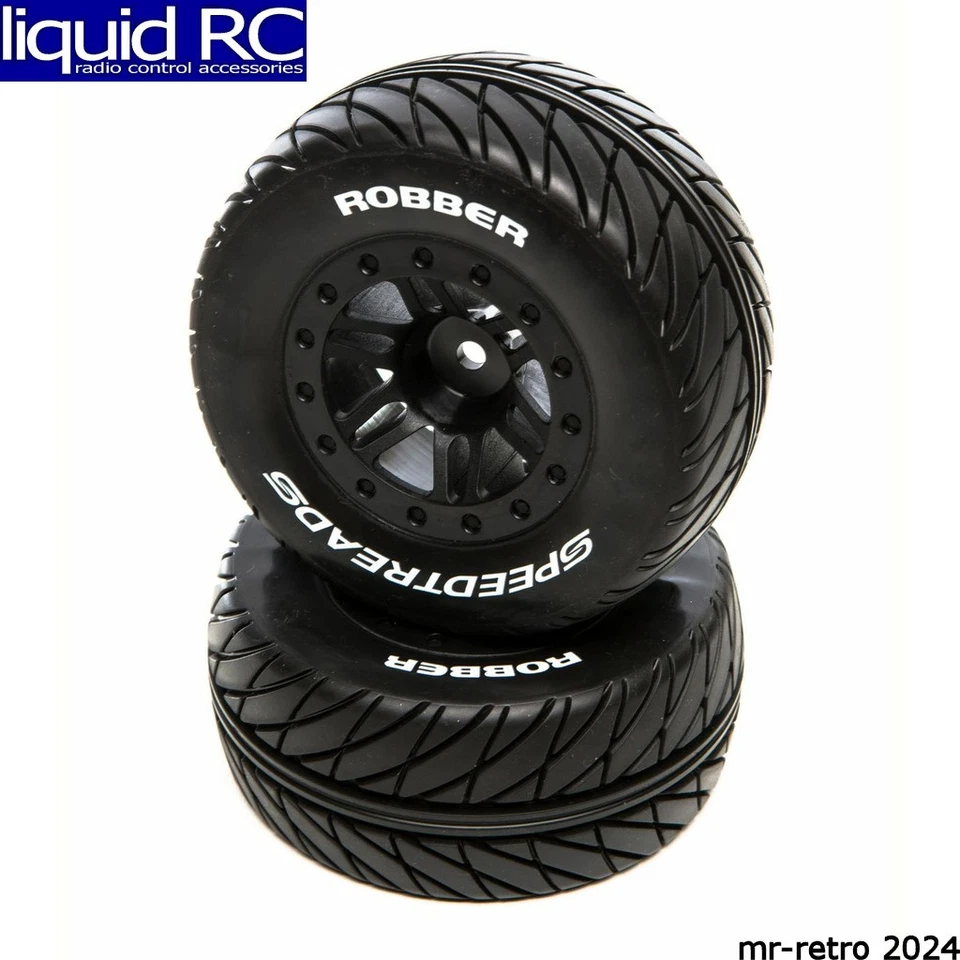 Duratrax C2929 SpeedTreads Robber SC MNTD Black:SlashR 4X4F/R ECX - Image 1 of 1