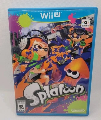 Splatoon (Wii U, 2015) Case,  Disc in Box - works, - TESTED - Image 1 of 2