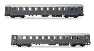 FS 2 CARROZZE TIPO 1946 2a CLASSE 1 C/RISTORO EP.IVa 1:87 - Foto 1 di 1