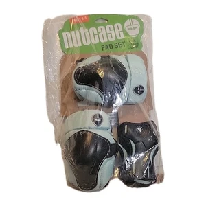 (New) Nutcase Knee Elbow & Wrist Pad Set for Ages 3-5  Sky Blue - Picture 1 of 5