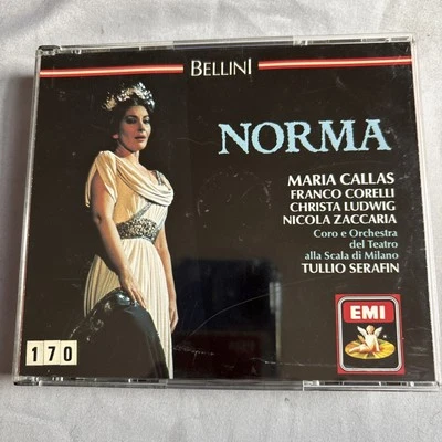 EMI 3CD Box - Bellini: Norma - Classical Opera - 1989 German Import CMS763000 VG - Image 1 of 2