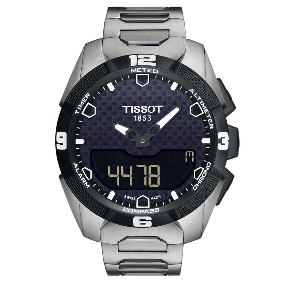 Reloj para hombre Tissot T-Touch Expert cuarzo solar esfera negra T0914204405100 Foto 1 de 1