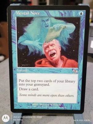 Mental Note Judgment Common -MTG Magic the Gathering Card  - Image 1 of 2