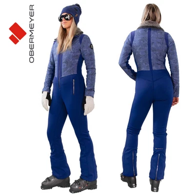 NWT $699 Obermeyer Katze One Piece Suit for Women – Blue Color Block • Size 6 - Image 1 of 4