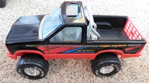 25-1097 Vintage Nylint Black Red Pickup Truck w/ Roll bars 1/18th Scale Ranger - Picture 1 of 9