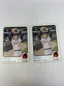 Lote de 2 ángeles 1973 Topps Nolan Ryan ver fotos - Imagen 1 de 24