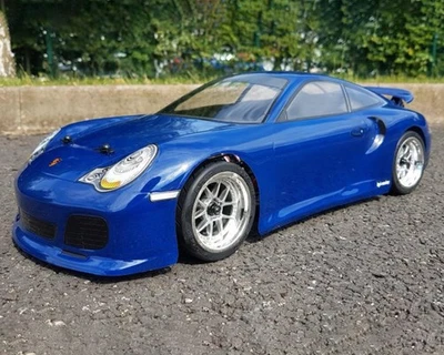 HPI 1/10 Porsche 911 Turbo Polycarbonate Touring Car Body (Clear) (200mm) - Image 1 of 4