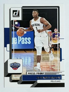 2022-23 Donruss Press Proof Silver #164 Zion Williamson - Picture 1 of 2