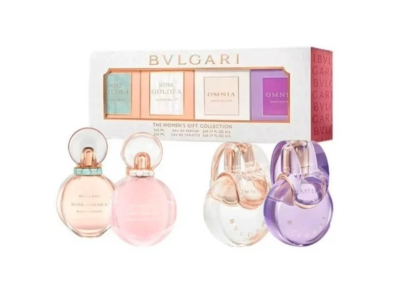 Bvlgari 4 piece Womens Gift Collection miniature perfume Set NIB - Image 1 of 1