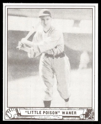 Lloyd Waner 1986 Play Ball REPRINT Baseball Card #105 (NM) - Image 1 of 2