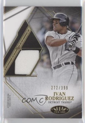 2022 Topps Tier One Topps Certified Relics /399 Ivan Rodriguez #T1R1-IR HOF - Image 1 of 2