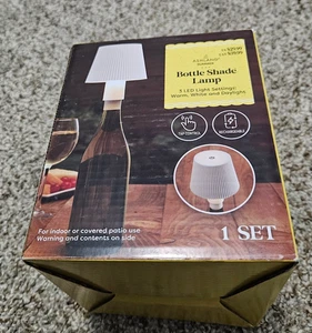 Lampada paralume bottiglia Ashland 3 impostazioni luce LED--Cavo di ricarica-NUOVO in scatola-FS - Foto 1 di 2