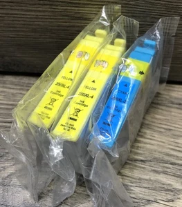 2 Generic 200XL-4 Gelb & 1 Generische 200XL-2 Cyan Tintenpatronen NEU VERSIEGELT - Bild 1 von 5
