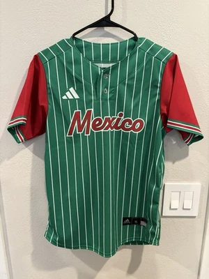 Adidas Mexico Little League Baseball World Series Jersey Youth Size Large NWOT - Image 1 of 4