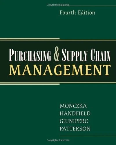 PURCHASING AND SUPPLY CHAIN MANAGEMENT By Robert M. Monczka & Robert B. VG - Image 1 of 1