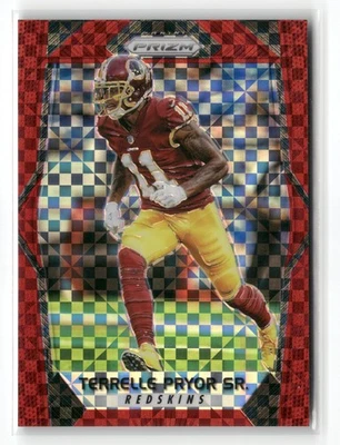 2017 PANINI PRIZM #21 TERRELLE PRYOR SR. RED POWER /49 - Image 1 of 2