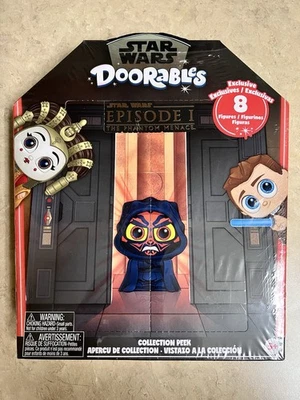 Disney Doorables Star Wars Phantom Menace Episode One Collection Peek 8 Figures - Image 1 of 4