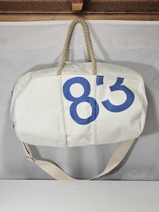 Borsone mare vintage 83 con logo aziendale 40 anni sul retro - Foto 1 di 11