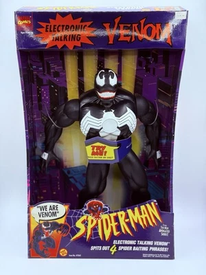 Vintage 1994 Toy Biz Marvel Comics Electronic Talking Venom 15" Figure NEW - Image 1 of 4