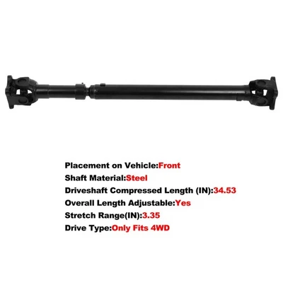 Conjunto de eje de transmisión delantero para Ford F-150 97-03 F-250 Expedition 4x4 4,2 4,6 5,4 L Foto 1 de 4