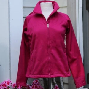 NWOT Columbia Interchange Pink Embroidered Thick Knit Jacket Sz M Box 2 - Picture 1 of 10