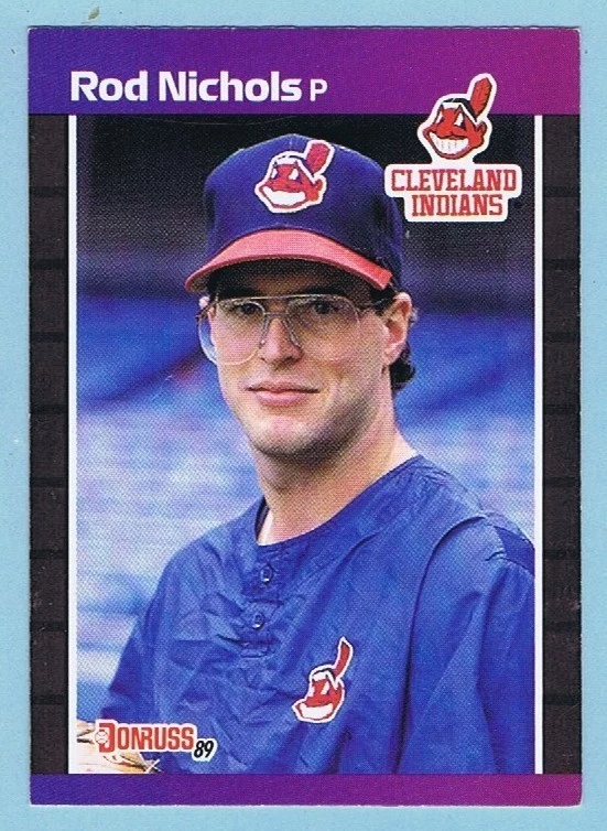 1989 Donruss Baseball - Rod Nichols #649 - Cleveland Indians Rookie (RC) - Image 1 of 1