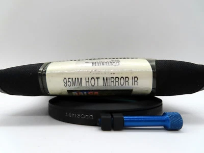 Tiffen 82mm Standard Hot Mirror Glass Filter with Adapter Ring making it 95mm - Image 1 of 4