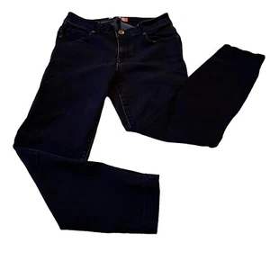 Cabi Jeans Curvy Skinny Mid Rise Dark Wash Blue Denim Womens 6 *READ - Picture 1 of 15