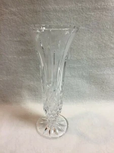 Galway Irish Crystal Clear Glass Bud Vase - Picture 1 of 5
