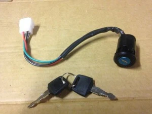 NEW KEY IGNITION BARREL AND PLUG FITS 200CC BASHAN BS200S-7 QUAD ATV BIKE 200 - Picture 1 of 1