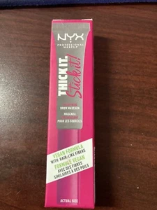 NYX, Thick It. Stick It!, Máscara de pestañas espesante para cejas, marrón ceniza fresca, 16 horas, 0,23 oz - Imagen 1 de 4