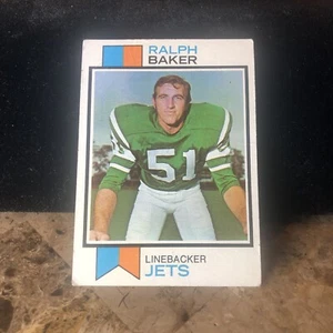 1973 Topps #486 Ralph Baker NY Jets - Picture 1 of 2