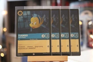 Disney Lorcana Play Set - Flounder Voice of Reason - 145/204 NM+ NON-Foil x4 - Picture 1 of 1