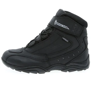Richa Slick Short Ankle 100% Waterproof Breathable Motorcycle Boots - Black - Picture 1 of 2