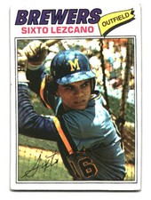 1977 Topps  #185 Sixto Lezcano