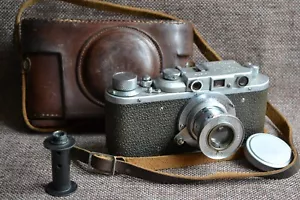 RARE Rangefinder camera FED NKVD USSR No.31204 INDUSTAR-10 M39 Leica Mount - Picture 1 of 20