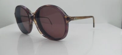 Gafas de sol vintage Selecta Boutique marrón gris ovaladas Francia SOLO MARCOS Foto 1 de 4