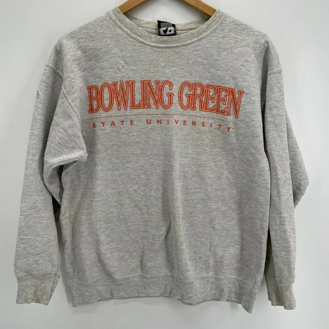ALPZ Sweatshirt Men's L Gray Bowling Green University Vintage USA Cover