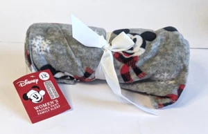 Disney Damen Mickey Pyjamahose Familie Schlaf grau Neu mit Etikett Größe 1X - Bild 1 von 1