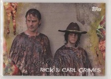 2016 Topps The Walking Dead Survival Box Infected 64/99 Rick Grimes Carl & s5q