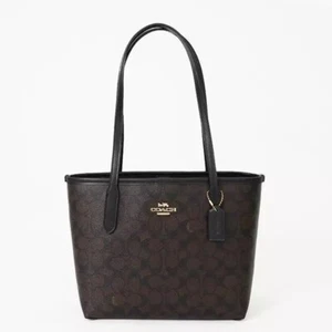 Coach Small City Tote Bag In Signature Canvas CU759 outlet new - Picture 1 of 5
