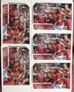 (5) 2023 Topps #93 Los Angeles Angels TEAM CARD SHOHEI OHTANI / MIKE TROUT ++ - Picture 1 of 2