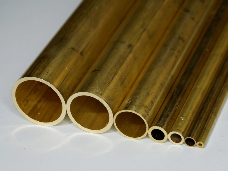 Laiton Tuyau CuZn37 Ms63 Tube Rond Profil Profilé Creux, Barre - Photo 1/1